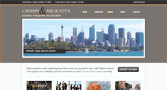 Desktop Screenshot of carmanimmi.com.au