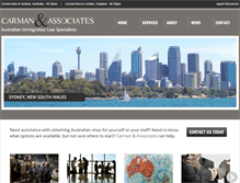Tablet Screenshot of carmanimmi.com.au